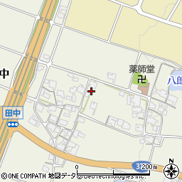 兵庫県加東市田中313周辺の地図