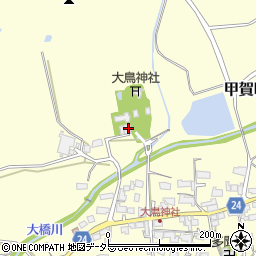 滋賀県甲賀市甲賀町鳥居野781周辺の地図