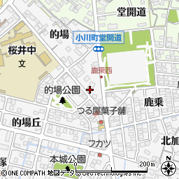 愛知県安城市小川町堂開道50周辺の地図