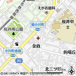 愛知県安城市小川町金政27周辺の地図
