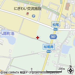 兵庫県加東市松尾555周辺の地図