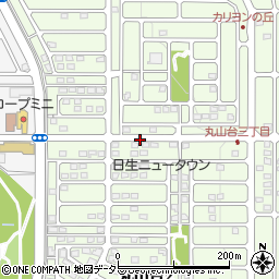 兵庫県川西市丸山台周辺の地図