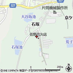 佐野花火店周辺の地図