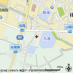 兵庫県加東市松尾535周辺の地図