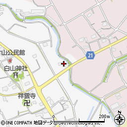 愛知県新城市片山下川周辺の地図