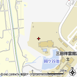 兵庫県三田市学園1丁目周辺の地図