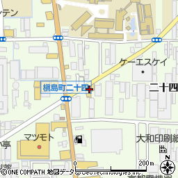 京都日産宇治店周辺の地図