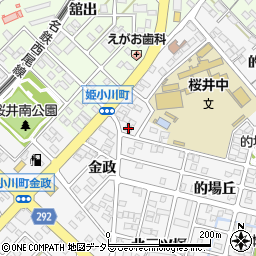 愛知県安城市小川町金政31周辺の地図