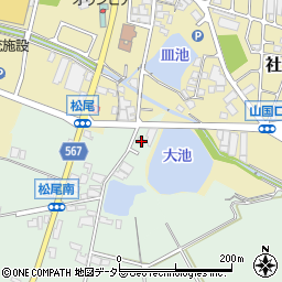 兵庫県加東市松尾536周辺の地図