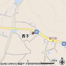 兵庫県三田市香下1169周辺の地図