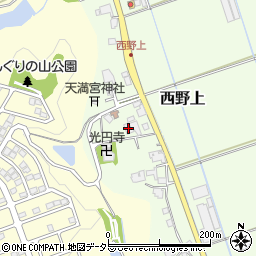 兵庫県三田市西野上504周辺の地図