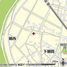 愛知県岡崎市合歓木町下郷間445周辺の地図