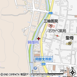 静岡県藤枝市岡部町岡部2周辺の地図