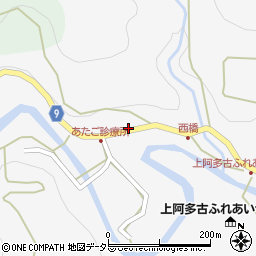 阿多古川駐車場周辺の地図