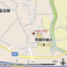 滋賀県甲賀市甲南町竜法師1100周辺の地図