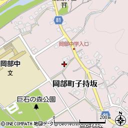 静岡県藤枝市岡部町子持坂52周辺の地図