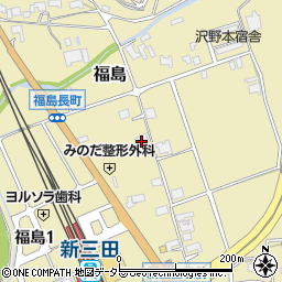 兵庫県三田市福島367周辺の地図