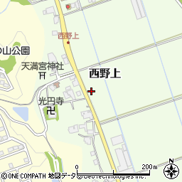 兵庫県三田市西野上102周辺の地図