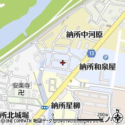京都府京都市伏見区納所和泉屋周辺の地図