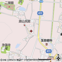 兵庫県姫路市夢前町菅生澗605周辺の地図