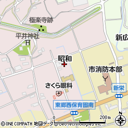 愛知県新城市上平井昭和周辺の地図