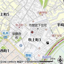 愛知県碧南市吹上町周辺の地図
