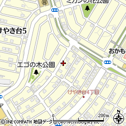兵庫県三田市けやき台5丁目周辺の地図