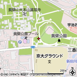 京都府宇治市五ケ庄（三番割）周辺の地図