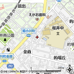 愛知県安城市小川町金政34周辺の地図