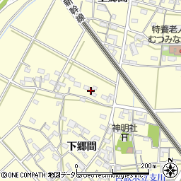 愛知県岡崎市合歓木町下郷間26周辺の地図