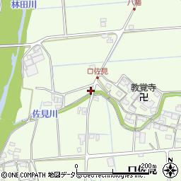 兵庫県姫路市林田町口佐見4周辺の地図