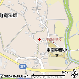 滋賀県甲賀市甲南町竜法師1104周辺の地図