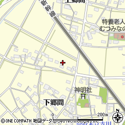 愛知県岡崎市合歓木町下郷間24周辺の地図