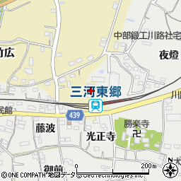 愛知県新城市竹広427周辺の地図