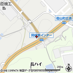 愛知県岡崎市樫山町広表周辺の地図