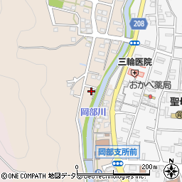 静岡県藤枝市岡部町岡部144周辺の地図