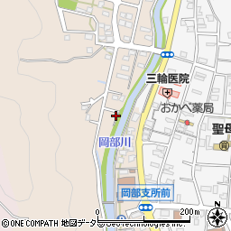 静岡県藤枝市岡部町岡部144-5周辺の地図