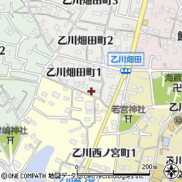 愛知県半田市乙川畑田町1丁目43周辺の地図