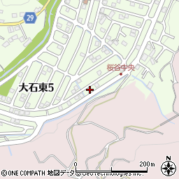 滋賀県大津市大石東5丁目17-2周辺の地図