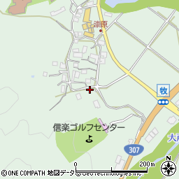 滋賀県甲賀市信楽町牧1208周辺の地図