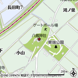 愛知県安城市東端町八剱55周辺の地図