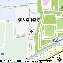 京都府京都市伏見区横大路神宮寺30周辺の地図