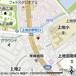 日本ホーリネス教団岡崎南キリスト教会周辺の地図