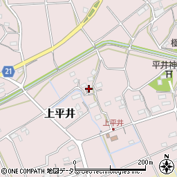 愛知県新城市上平井39周辺の地図