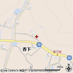 兵庫県三田市香下722周辺の地図