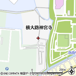 京都府京都市伏見区横大路神宮寺24周辺の地図