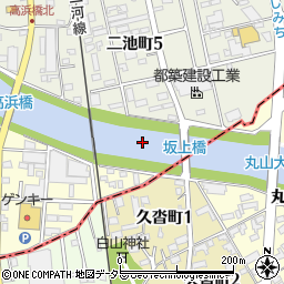 坂上橋周辺の地図
