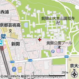 京都府宇治市五ケ庄三番割20周辺の地図