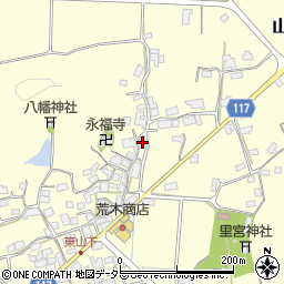 兵庫県加西市山下町469周辺の地図