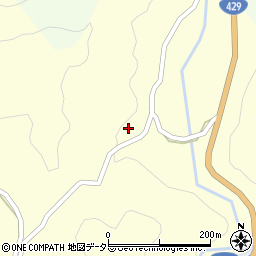 岡山県加賀郡吉備中央町三谷157周辺の地図